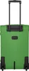 The back of a green suitcase with a retractable handle and wheels. Náhľad obrázku produktu