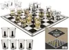 Schach - Glas-Trinkspiel - 35 cm Produktbild-Vorschau 3