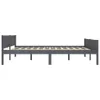 Letto in legno massiccio di pino grigio 180x200 cm Anteprima dell’immagine prodotto 3