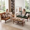 HomeMiYN Canapé 2 Places Scandinave en Simili Cuir, Voir les images du produit 7