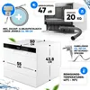 Bomann TSG 7405, piano di lavoro, compatto, bianco, Anteprima dell’immagine prodotto 12