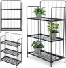 PROGARDEN Metall Blumenständer 3 Etagen 90 cm schwarz Produktbild-Vorschau 15