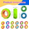 16 Stück Fidget Toys Set – 12 Fidget Ring 4 Akupressur Produktbild-Vorschau 4