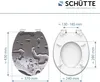 SCHÜTTE WC sedátko GREY STEEL High Gloss s dřevěným jádrem Náhled obrázku produktu 7
