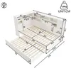 Flieks Klassisches Bett 90x200cm, Schlafsofa Sofabett mit Produktbild-Vorschau 5