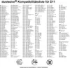 A list of compatible vacuum cleaner models for a specific product, with some small icons at the bottom. Produktbild-Vorschau