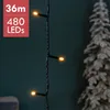 36m LED-Weihnachtsbaumbeleuchtung - Gold - 480 Lichter - Produktbild-Vorschau 1