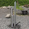 CLGarden Edelstahl Säulenbrunnen ESB1 mit 3 Säulen 100cm Produktbild-Vorschau 2