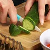 com-four® 2-teiliges Set aus Keramik Schäler und Messer - Produktbild-Vorschau 3