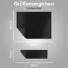 Aquarium Hintergrundfolie für Juwel Lido 120 Schwarz Matt – Produktbild-Vorschau 3