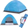 Zelt Campingzelt 2 Personen Outdoor Tent pop-up - Blau Produktbild-Vorschau 1