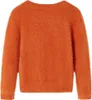 vidaXL Kinderpullover Gestrickt Dunkelorange 140 Produktbild-Vorschau 1