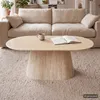 home24 Couchtisch - Travertin Stein Nachbildung Produktbild-Vorschau 2