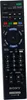 A black Sony TV remote control is shown against a white background. Produktbild-Vorschau