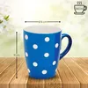Kaffeetassen Punkte-Dekor Bunt, 4er Set, für 250 ml Produktbild-Vorschau 2