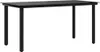 vidaXL Garten-Esstisch Schwarz 160x80x74 cm Stahl und Produktbild-Vorschau 7