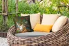 MuchoWow® Outdoor Kissen - Stilleben mit Blumen - Gemälde Produktbild-Vorschau 3