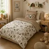 Kinder Bettwäsche Set 135x200 80x80 cm süßer Teddy Bär Produktbild-Vorschau 1