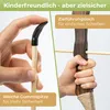 Close-up shots of a toy bow and arrow set, highlighting safety features and ease of use. Náhled obrázku produktu