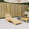 vidaXL Cuscino lettino Melange Beige 186x58x4 cm tessuto Anteprima dell’immagine prodotto 3