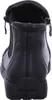 A rear view of a black leather boot. Anteprima dell’immagine prodotto