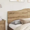 vidaXL Zagłówek Artisan dąb materiał drewnopochodny Podgląd zdjęcia produktu 3