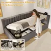 Canapé-lit hydraulique 90x200 cm avec port USB, lit pour Voir les images du produit 7