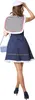A woman wearing a sailor bride costume, shown from the back. Produktbild-Vorschau
