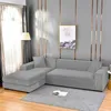 2er Set Sofabezug - Hellgrau - 2-Sitzer 145-185 cm - Produktbild-Vorschau 8