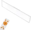 A white LED panel light with a remote control. Náhľad obrázku produktu