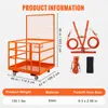Product information and dimensions for a safety cage. Podgląd zdjęcia produktu