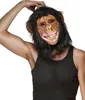 Affe Latex-Maske schwarz-braun - Einheitsgröße Produktbild-Vorschau 1