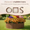 Floranica dřevěný obrubník záhonu 10 x 200 cm hnědý okraj Náhled obrázku produktu 4