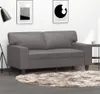 2-Sitzer-Sofa Grau 120 cm Kunstleder Produktbild-Vorschau 2