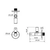 VIGOUR Design Eckventil 1/2'' verchromt Produktbild-Vorschau 3