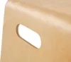 Hocker - Braun lackiert - Birkenschichtholz - stapelbar Produktbild-Vorschau 5