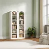 Libreria curva Tribesigns alta 190 cm, libreria aperta a 6 Anteprima dell’immagine prodotto 11
