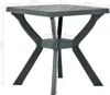 vidaXL Tavolo da bistrot antracite 70x70x72 cm plastica Anteprima dell’immagine prodotto 5