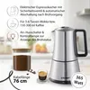 cloer Espressokocher 5928 silberfarben Anteprima dell’immagine prodotto 9