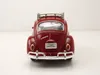 Motormax 79559R VW Käfer mit Dachgepäckträger 1966 rot 1:24 Produktbild-Vorschau 7