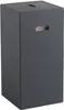 Cesto per biancheria LUXURY 30x61,8x30cm, nero Anteprima dell’immagine prodotto 1