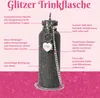 Paris Hilton  schwarze Glitzer-Trinkflasche, 750ml mit Produktbild-Vorschau 2