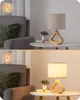 EDISHINE Nachttischlampe aus Holz, Tischlampe mit E27 Produktbild-Vorschau 10