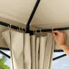 TOOLPORT Tonnelle de Jardin 3x3 m pavillon, bâche de toit Voir les images du produit 7
