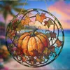 GKA Sonnenfänger Kürbis Halloween 20 cm Buntglas Produktbild-Vorschau 4