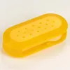 Copritastiera Key Cover Chiave auto gialla per Fiat 500 500 Anteprima dell’immagine prodotto 2