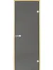 Porta per sauna Harvia Frame – Pioppo / Vetro grigio / 70 x Anteprima dell’immagine prodotto 2