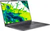 A laptop is shown from a diagonal angle, with its screen displaying a colorful abstract image. Produktbild-Vorschau