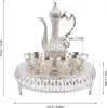 Teekanne Set mit 6 Teetassen Teetablett exquisites Produktbild-Vorschau 2
