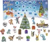 A Pokémon advent calendar with various Pokémon figures and a Christmas tree. Náhľad obrázku produktu